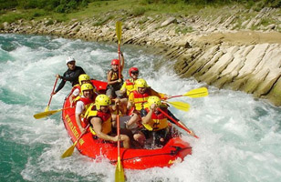 Rafting in Pahalgam